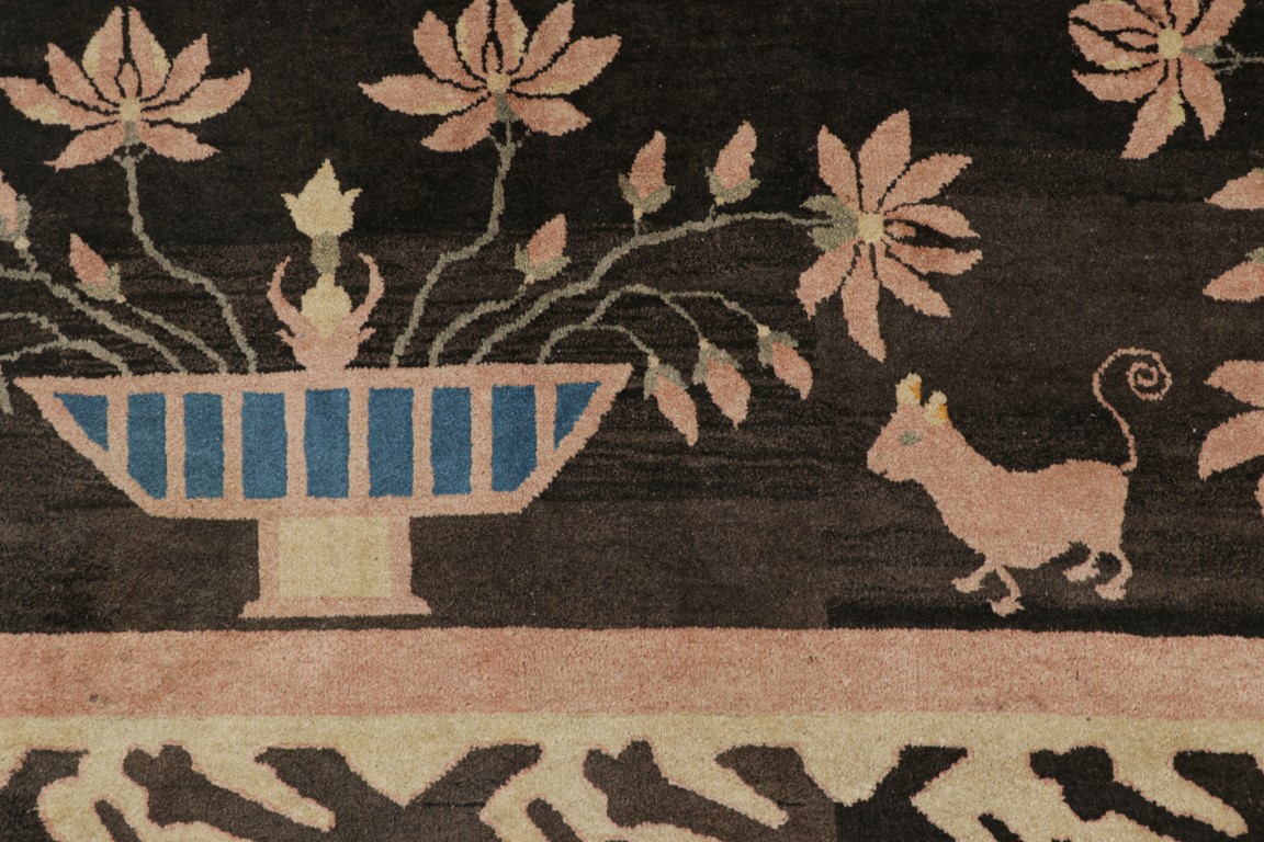 Antique Samarkand Floral Rug