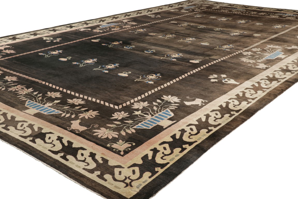 Antique Samarkand Floral Rug