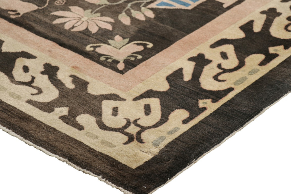 Antique Samarkand Floral Rug