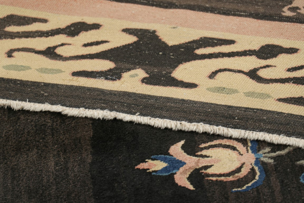 Antique Samarkand Floral Rug