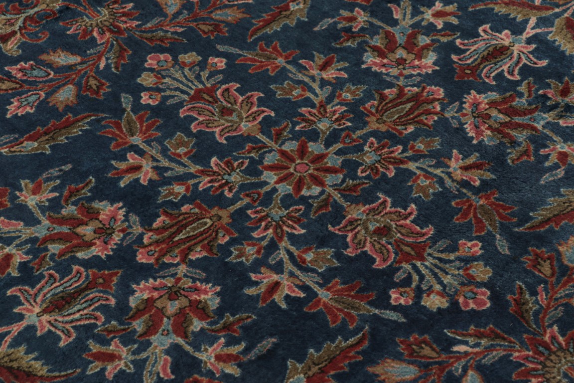 Antique Kashan Floral Rug