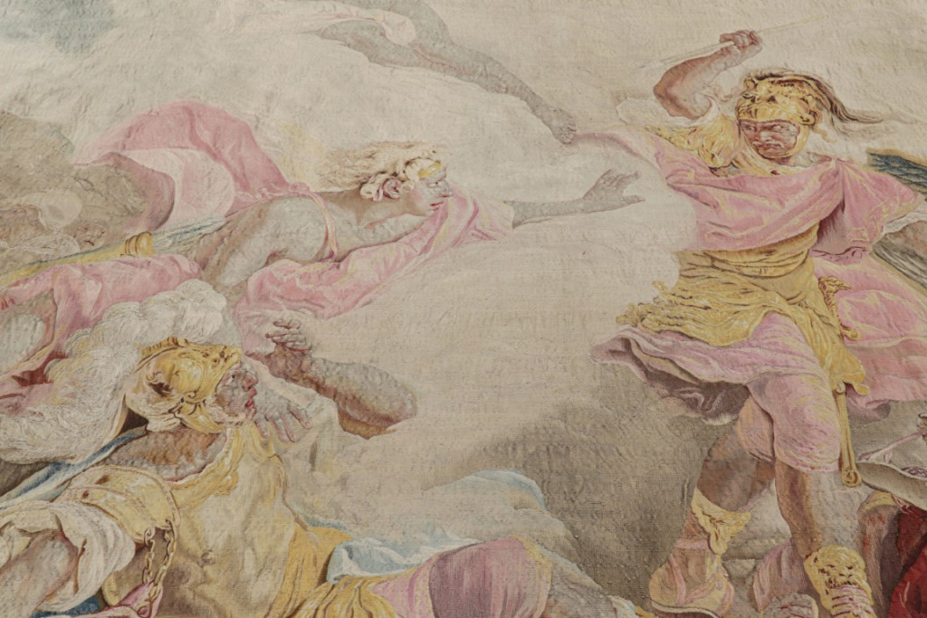 Antique French Beauvais Tapestry