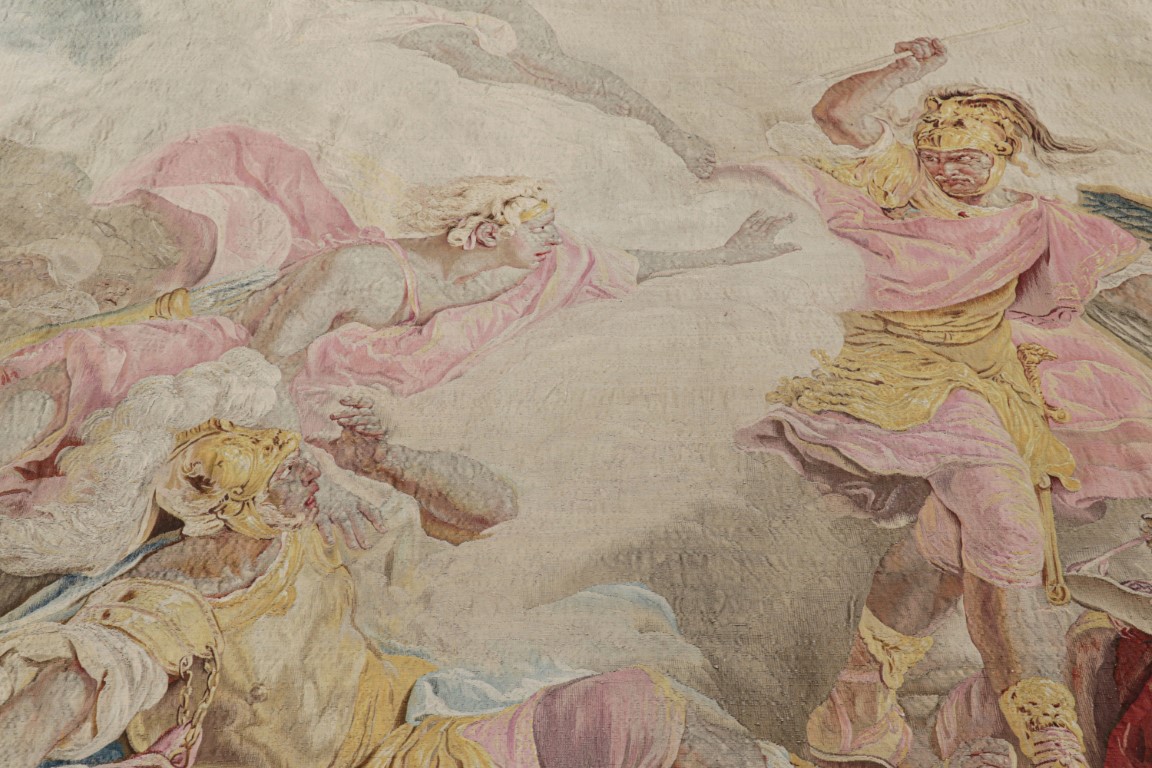 Antique French Beauvais Tapestry