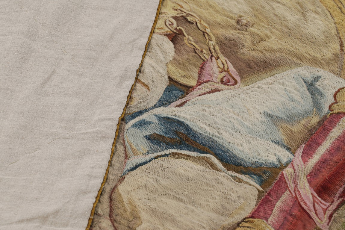 Antique French Beauvais Tapestry