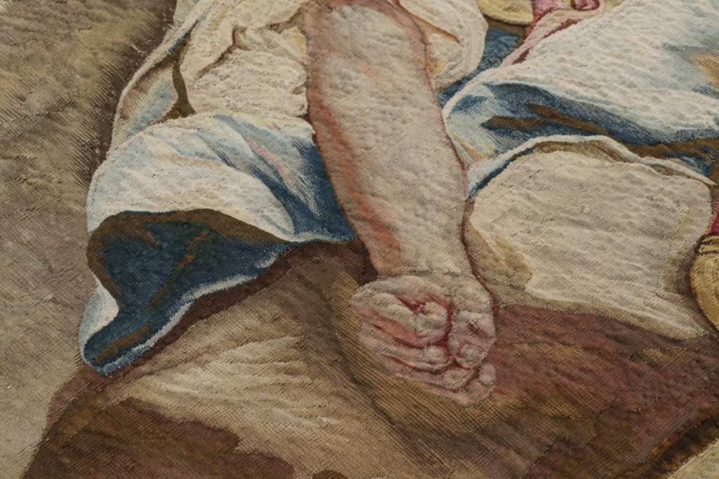 Antique French Beauvais Tapestry