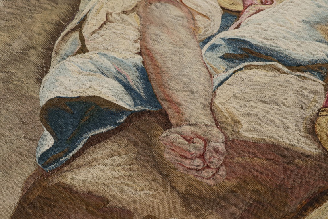 Antique French Beauvais Tapestry