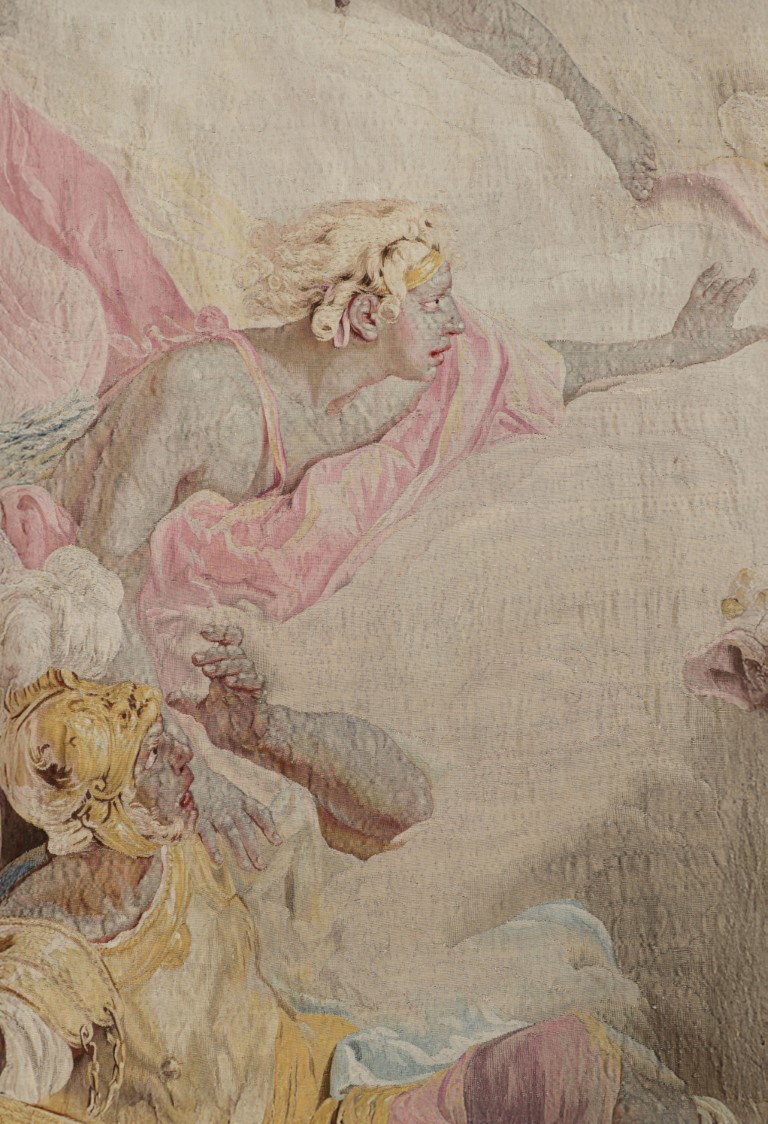 Antique French Beauvais Tapestry