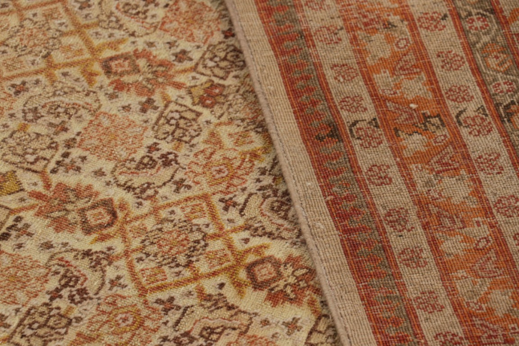 Antique Tabriz Floral Rug