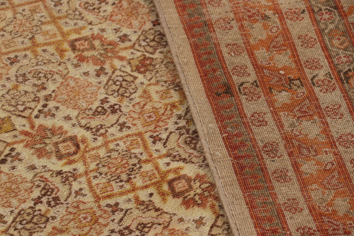 Antique Tabriz Floral Rug