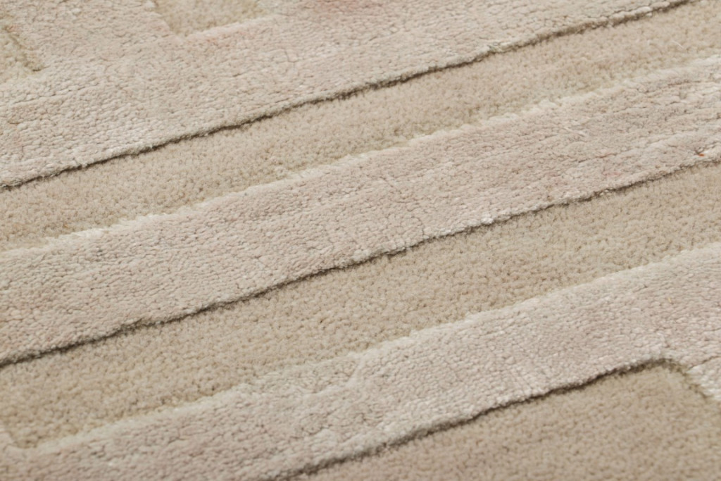 Contemporary Textural Custom Rug Sample, Geometric