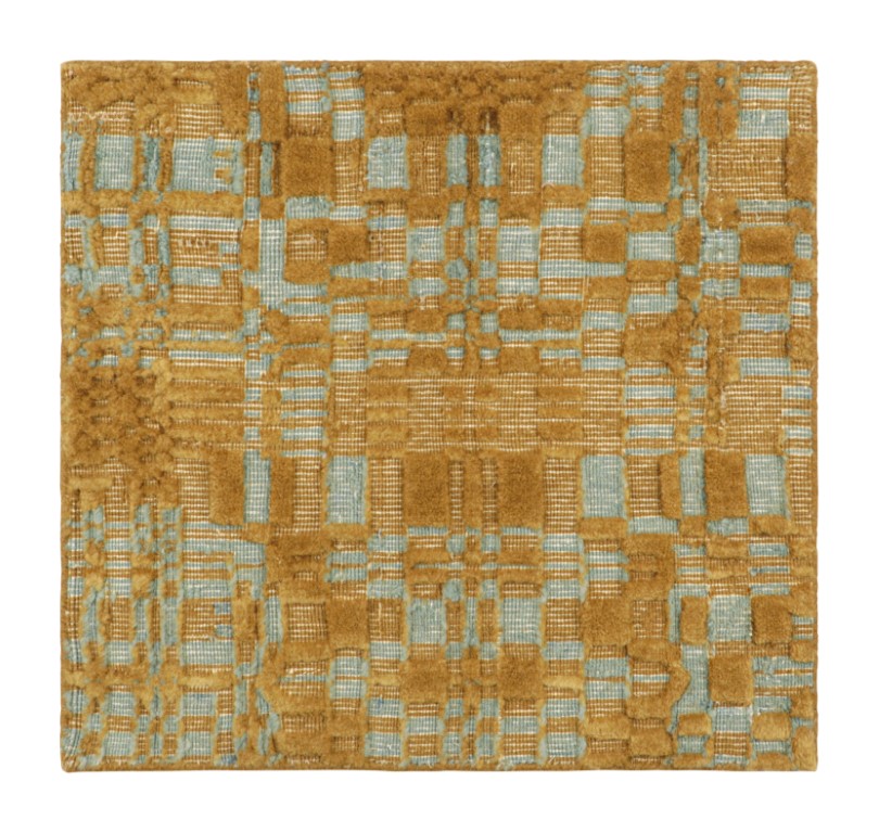 Modern Textural Custom Rug Sample, Geometric