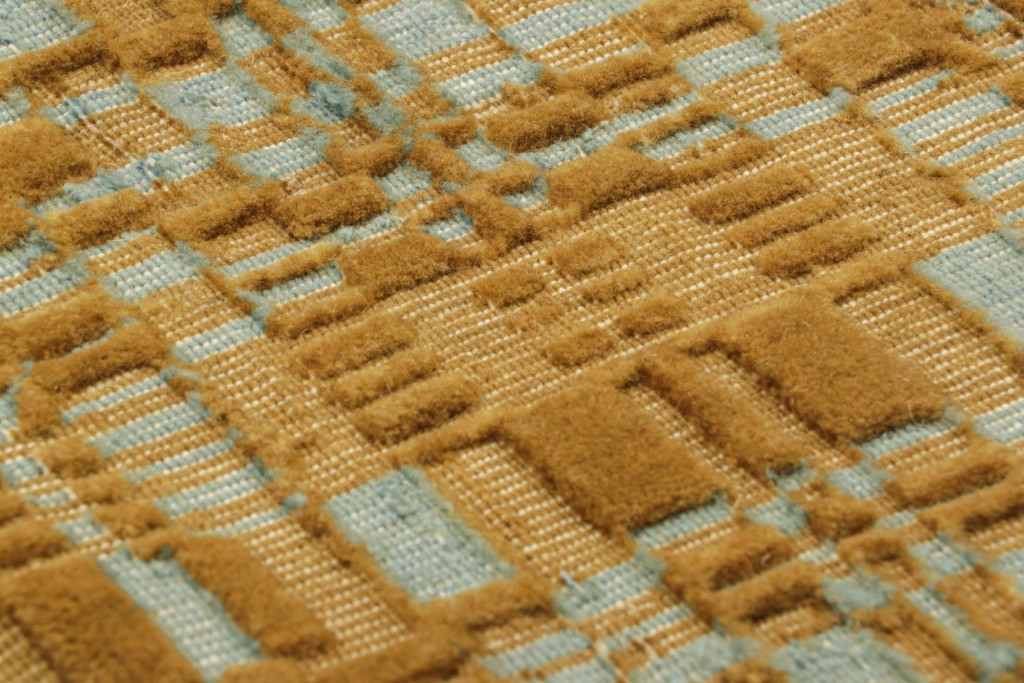 Modern Textural Custom Rug Sample, Geometric