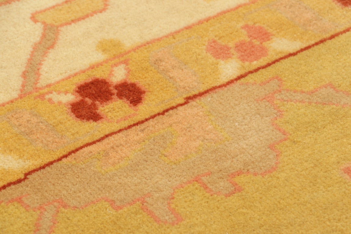 Classic Oushak Custom Rug Sample, Floral