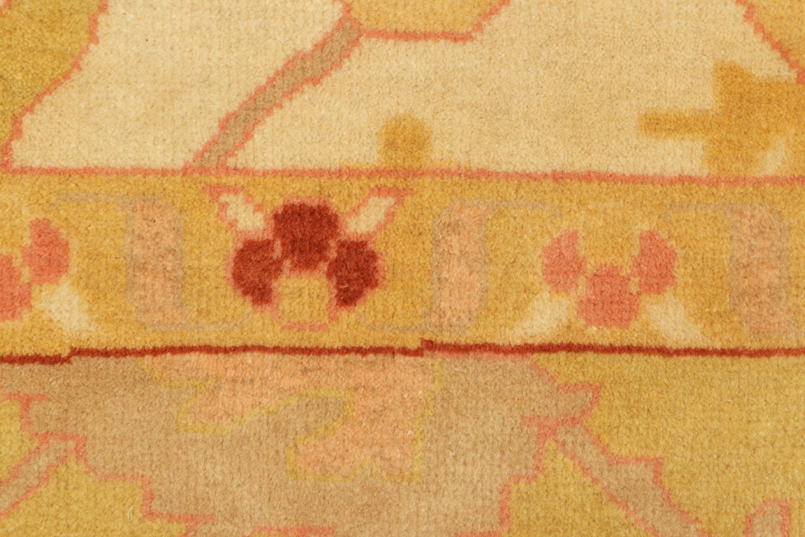 Classic Oushak Custom Rug Sample, Floral