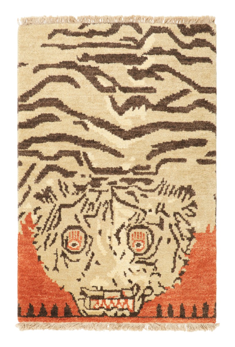 Tiger Custom Tiger Rug Sample