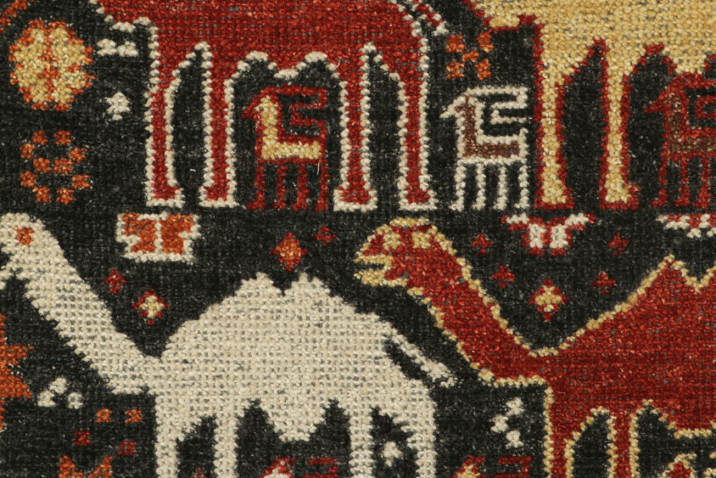 Shirvan Custom Rug Sample, Pictorials