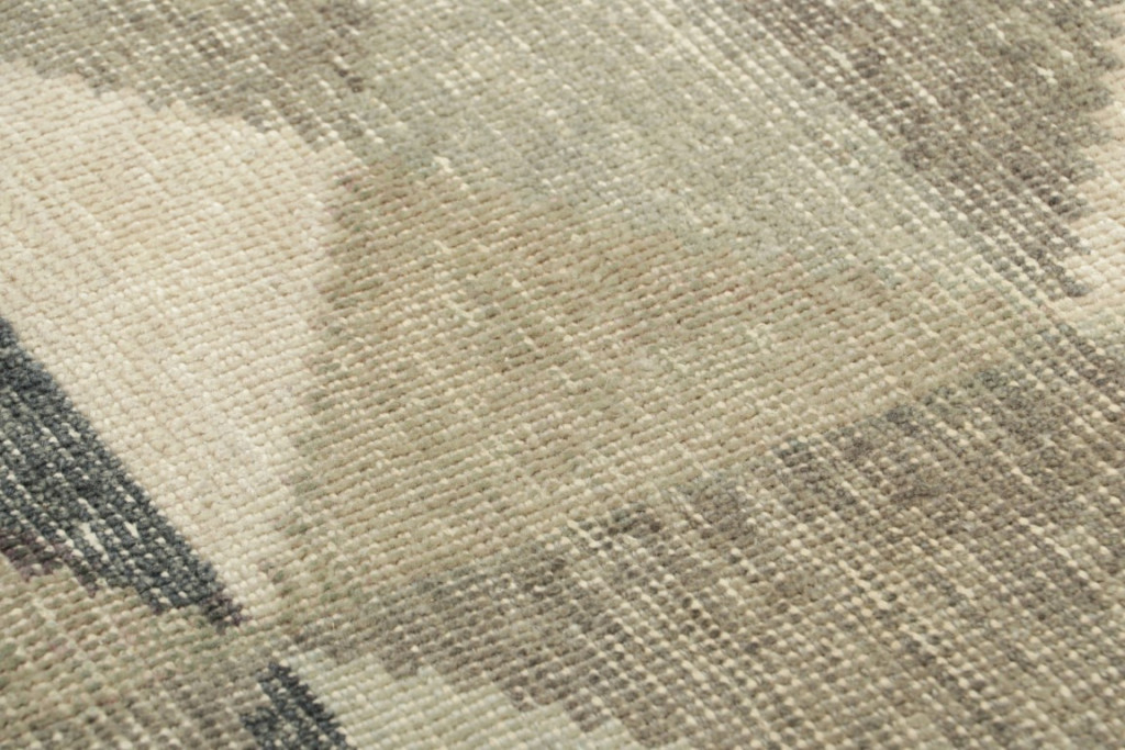 Distressed Custom Rug Sample, Geometric