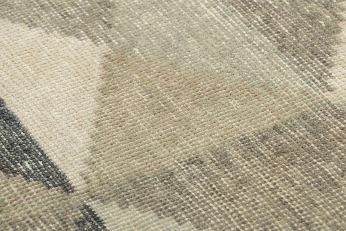 Distressed Custom Rug Sample, Geometric