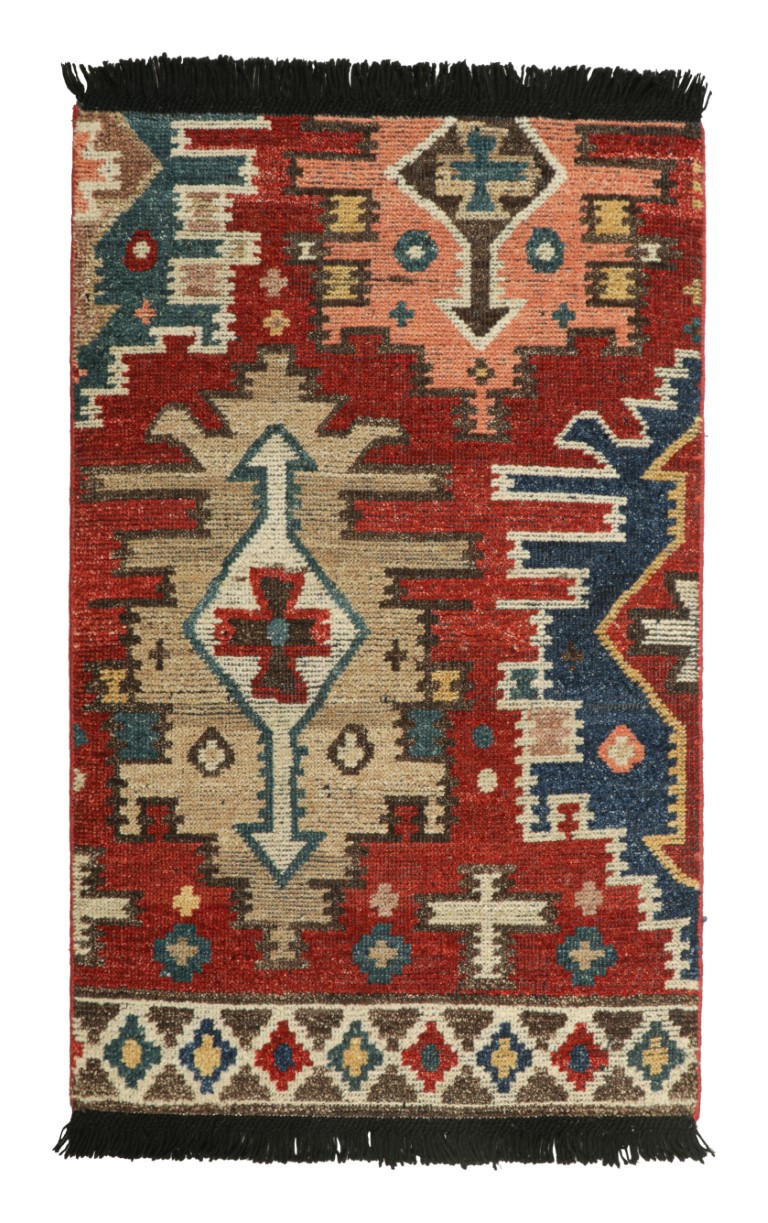 Classic Tribal Custom Rug Sample, Geometric