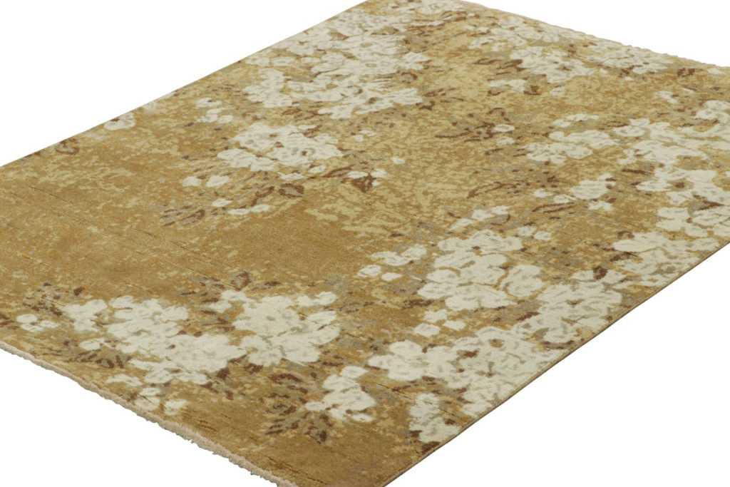 Chinese Art Deco Floral Rug