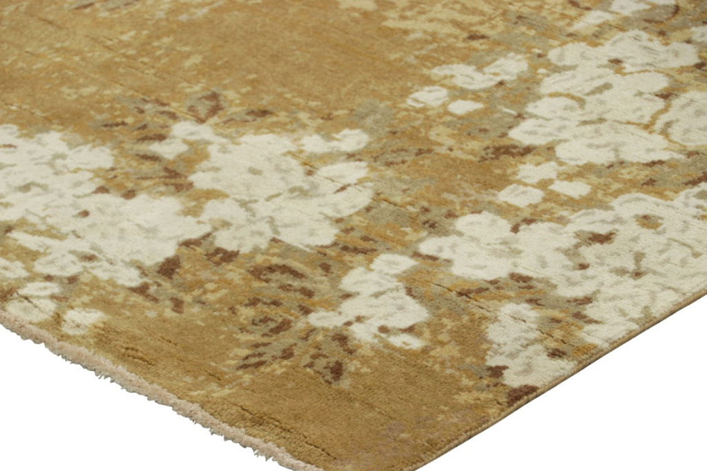 Chinese Art Deco Floral Rug