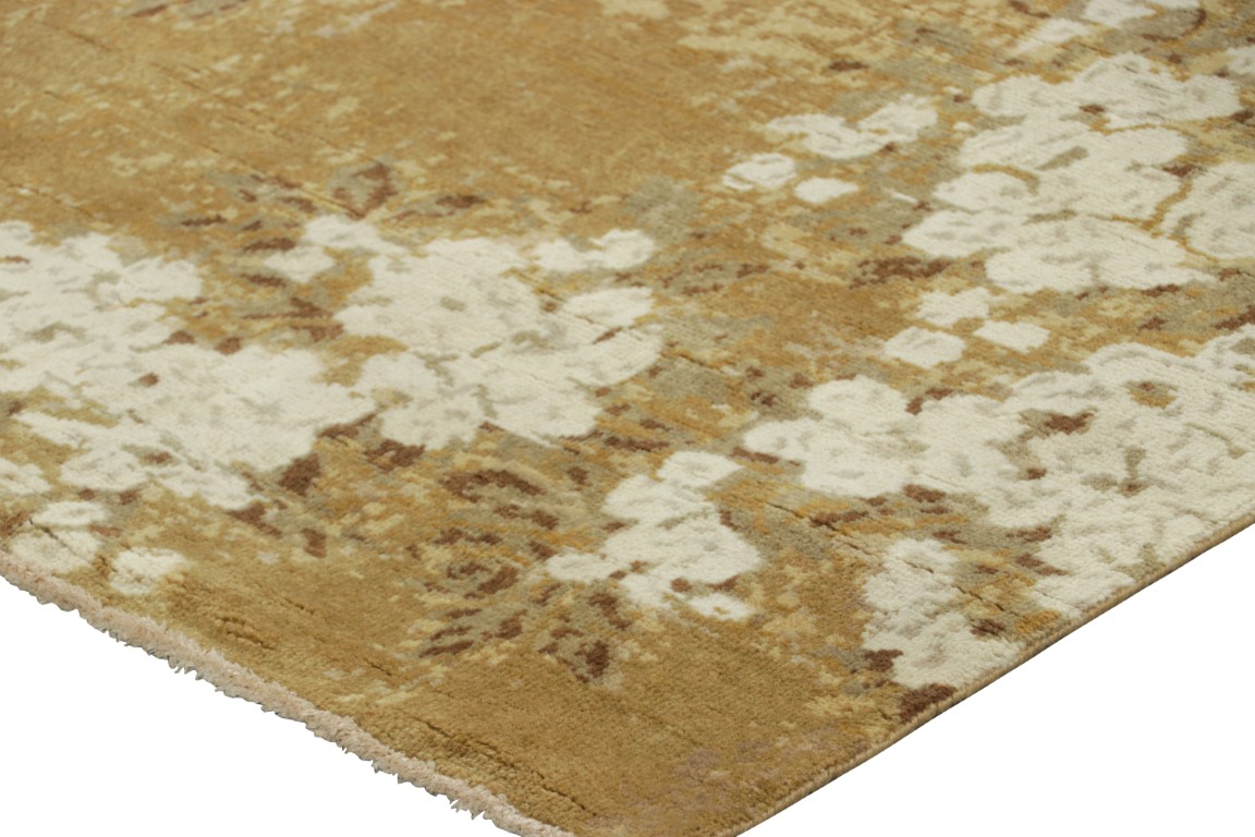 Chinese Art Deco Floral Rug