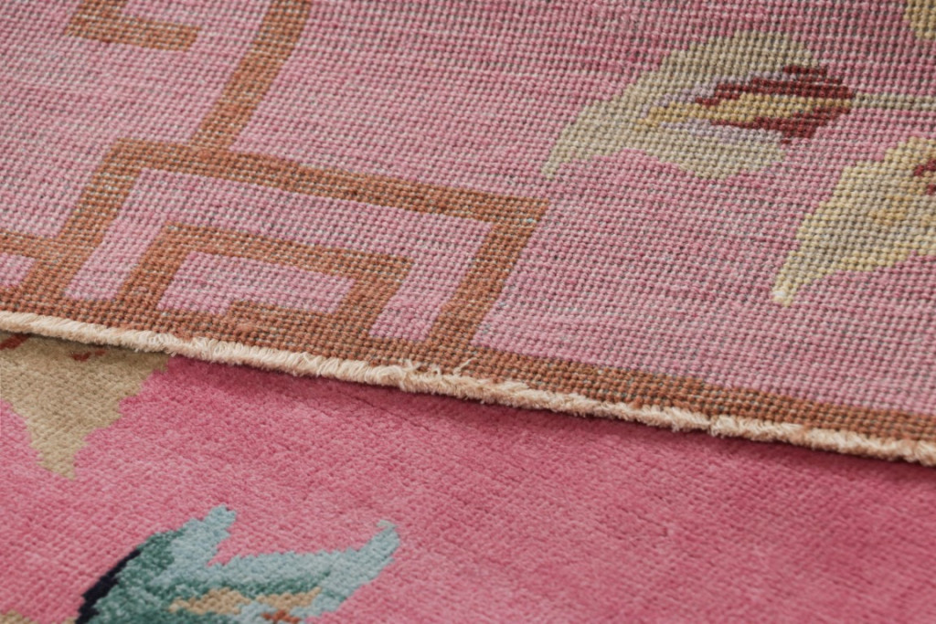 Chinese Art Deco Floral Rug