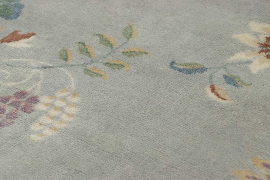 Chinese Art Deco Floral Rug