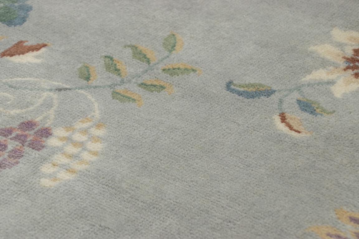 Chinese Art Deco Floral Rug