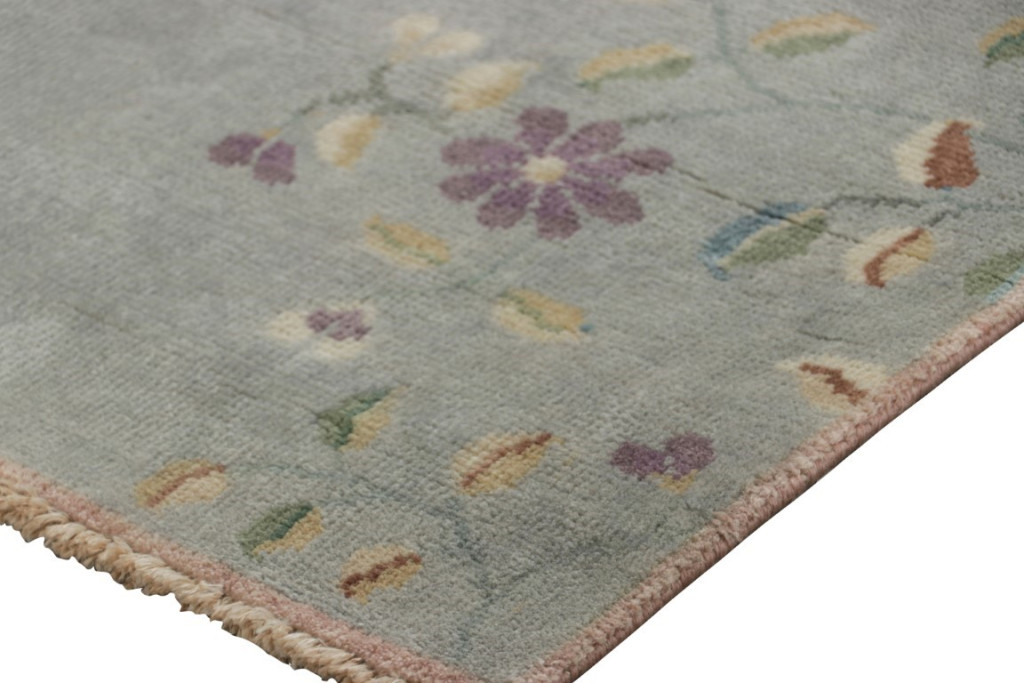 Chinese Art Deco Floral Rug