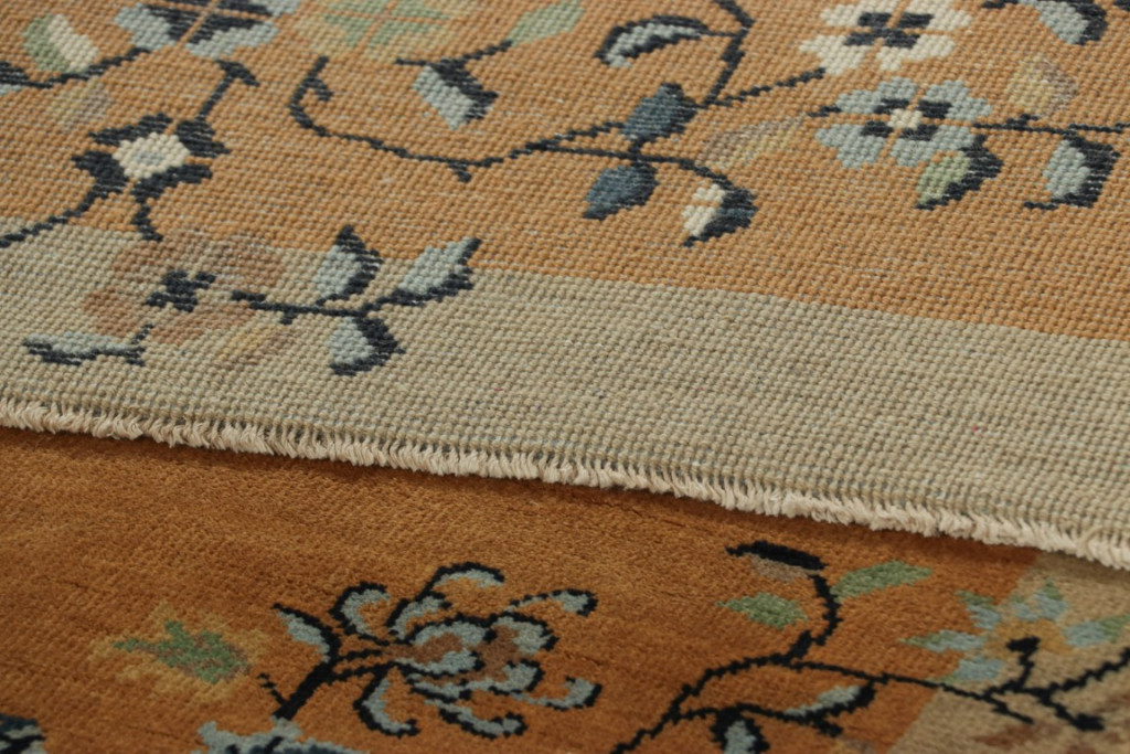 Chinese Art Deco Floral Rug