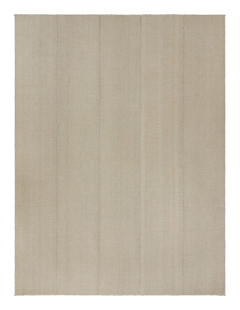 Oversized Striped Kilim Rug