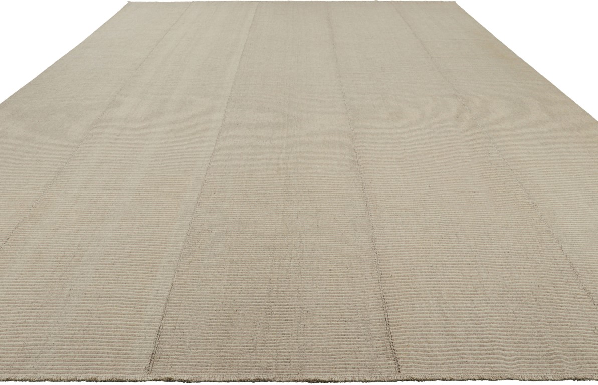 Oversized Striped Kilim Rug