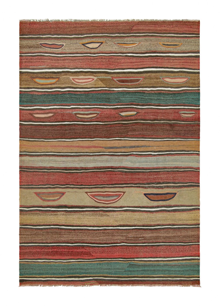 Vintage Striped Kilim