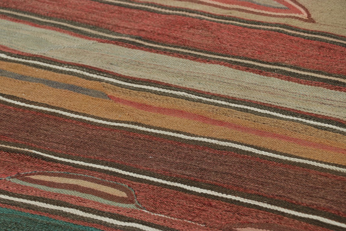 Vintage Striped Kilim