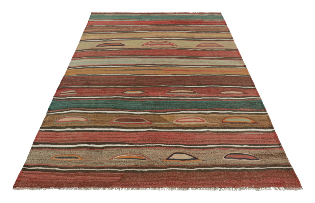 Vintage Striped Kilim