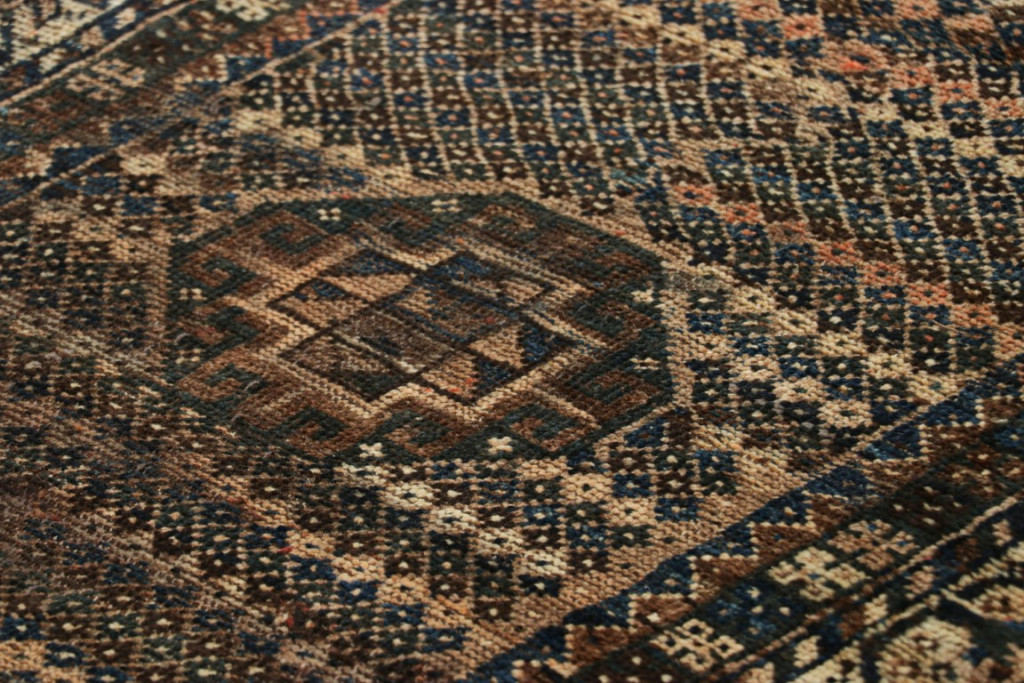Vintage Gabbeh Geometric Rug