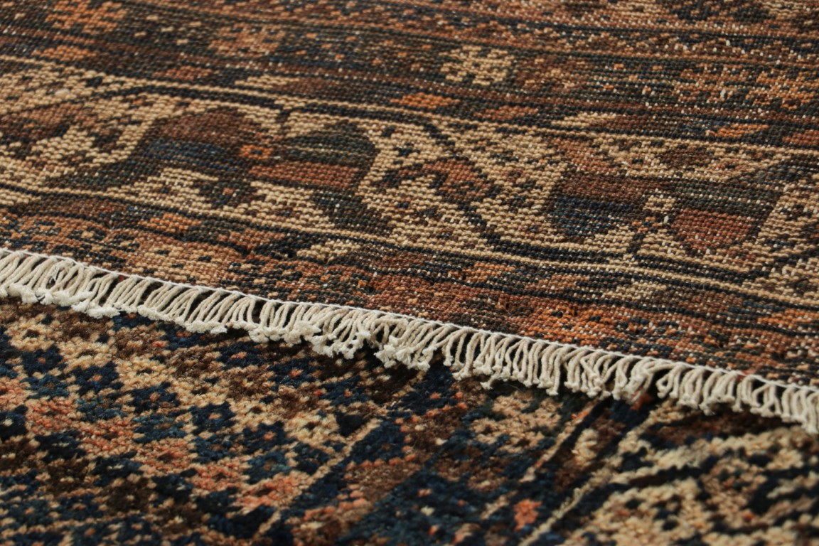Vintage Gabbeh Geometric Rug