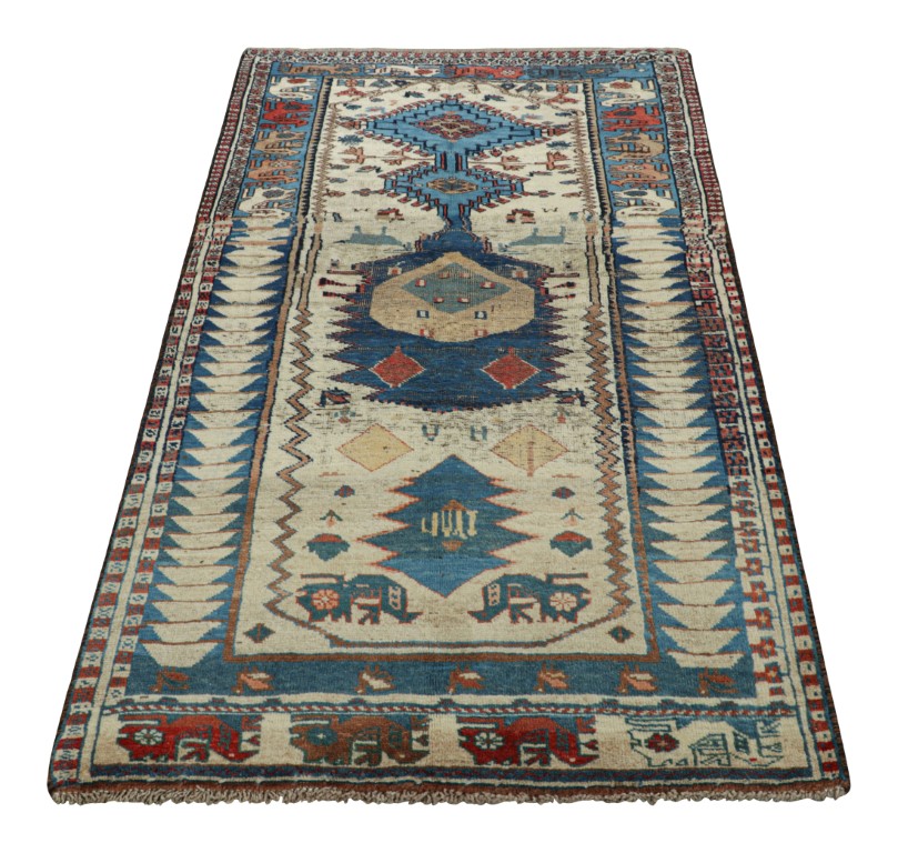 Vintage Gabbeh Tribal Runner