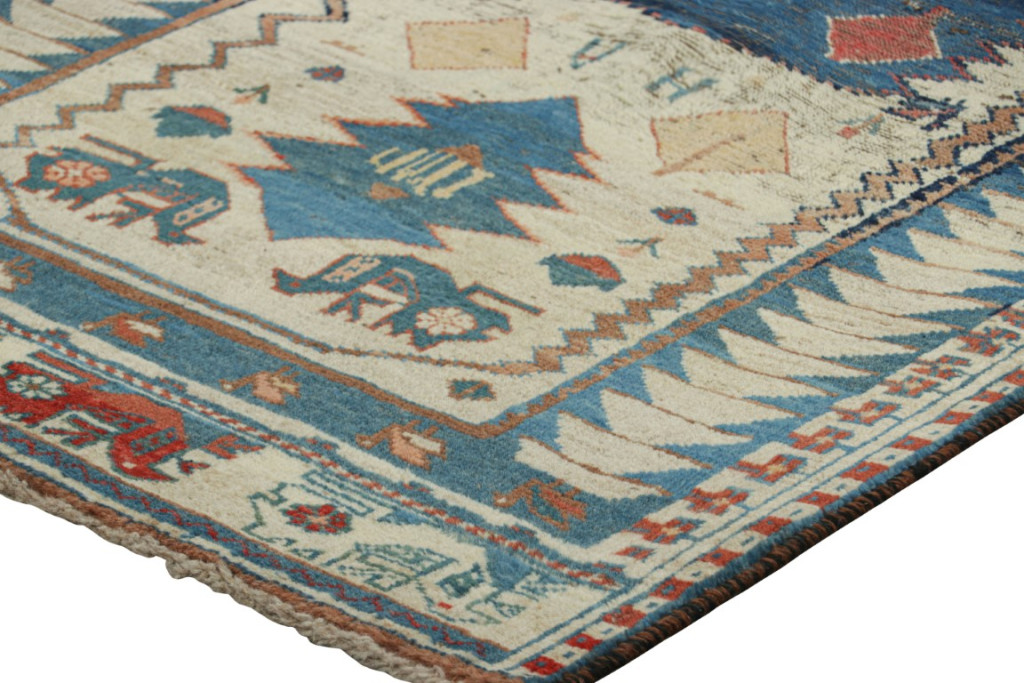 Vintage Gabbeh Tribal Runner