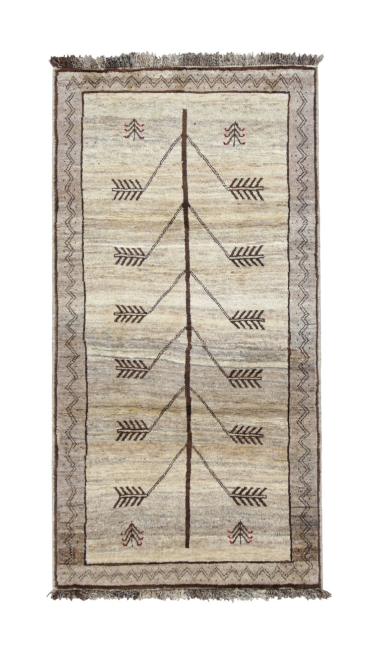 Vintage Gabbeh Geometric Rug