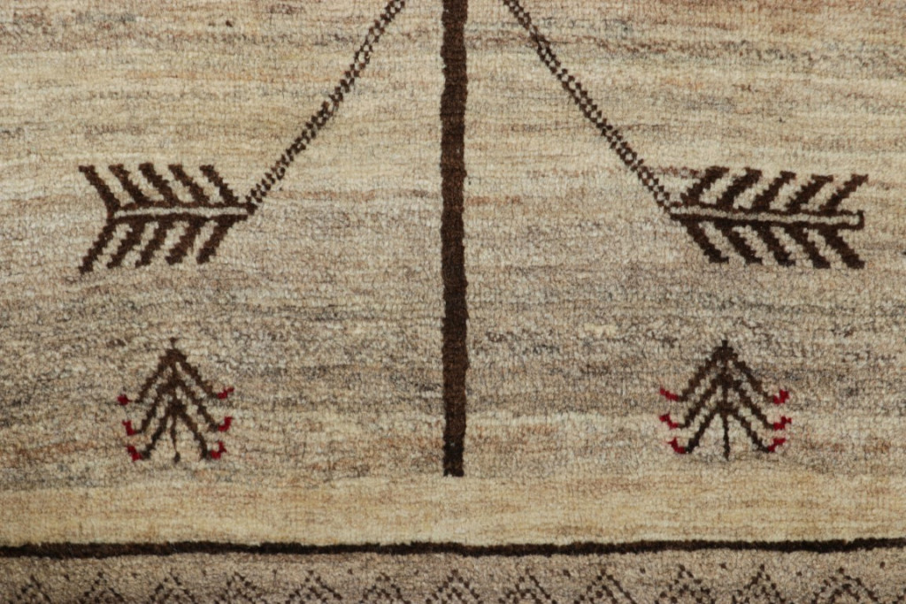 Vintage Gabbeh Geometric Rug