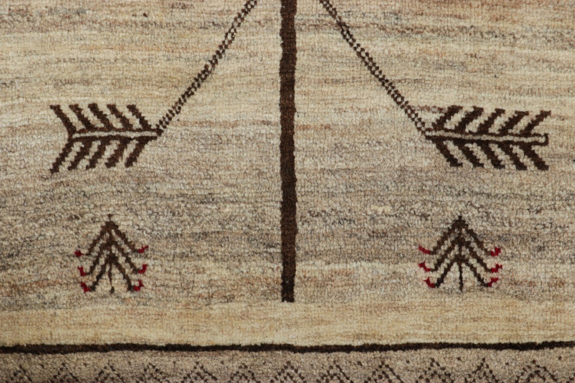 Vintage Gabbeh Geometric Rug
