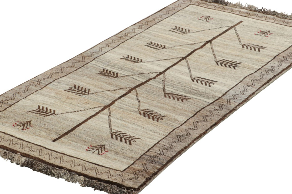 Vintage Gabbeh Geometric Rug