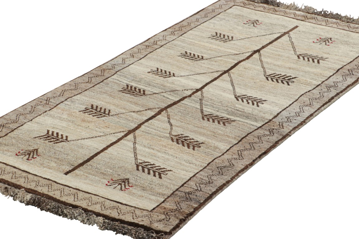 Vintage Gabbeh Geometric Rug