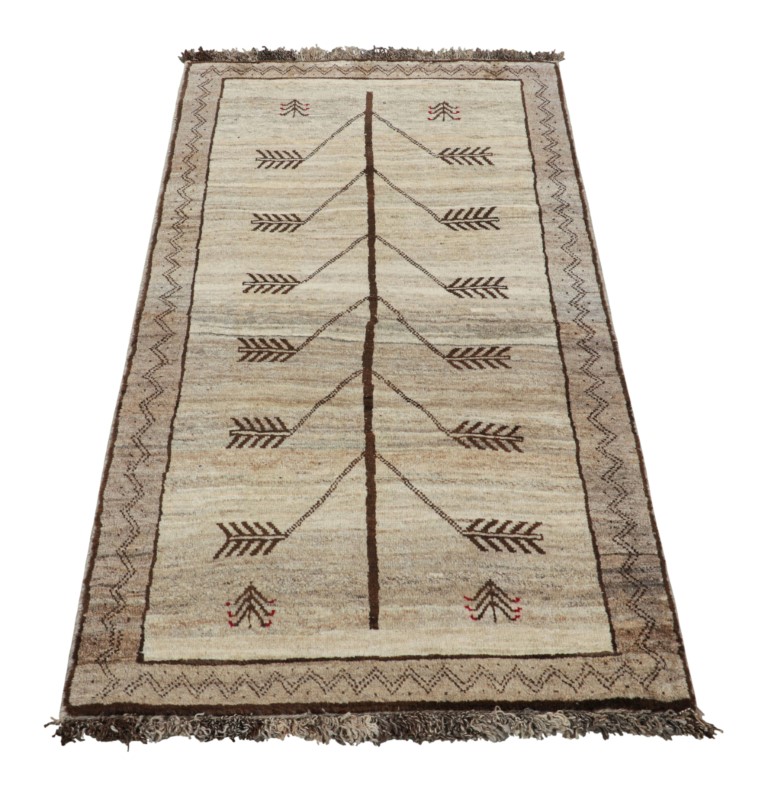 Vintage Gabbeh Geometric Rug