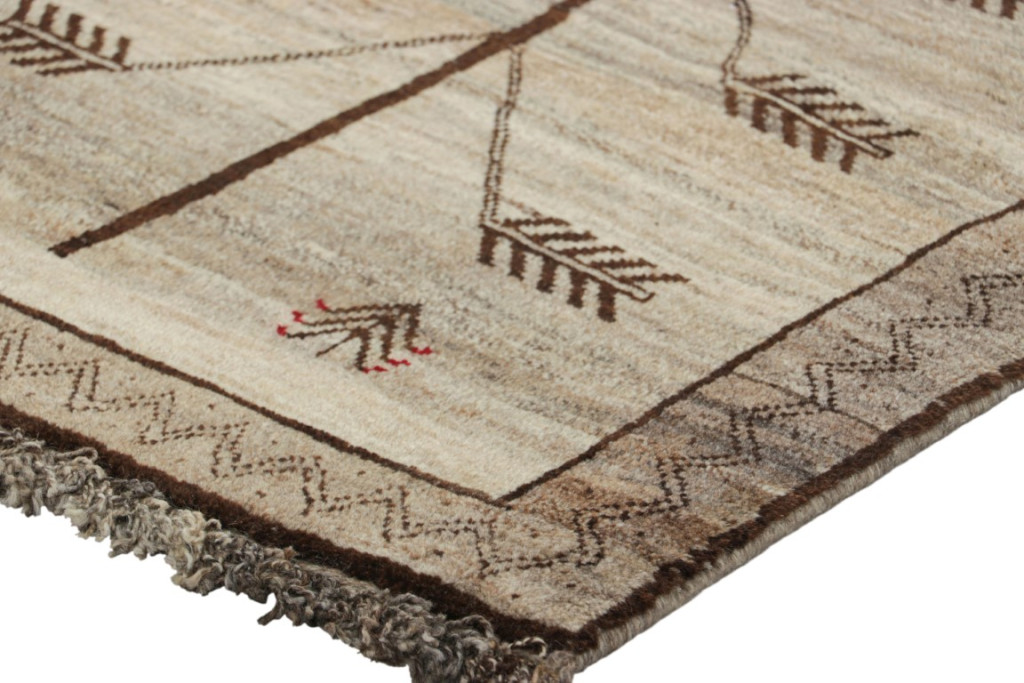 Vintage Gabbeh Geometric Rug