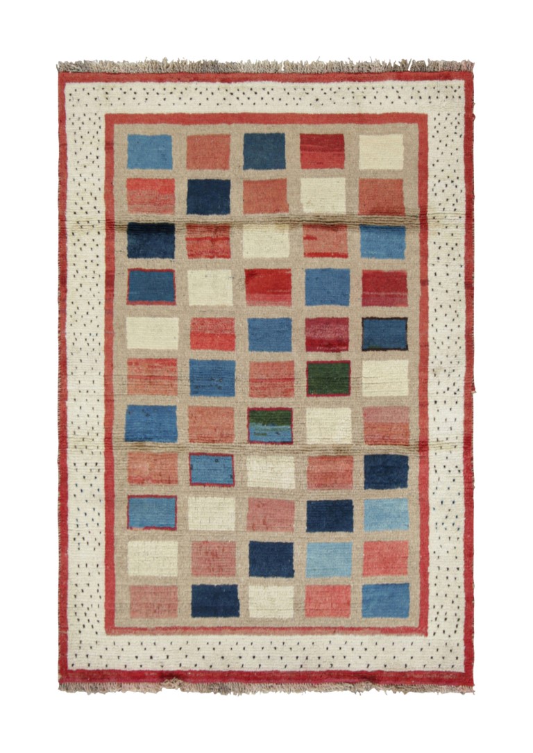 Vintage Gabbeh Geometric Rug