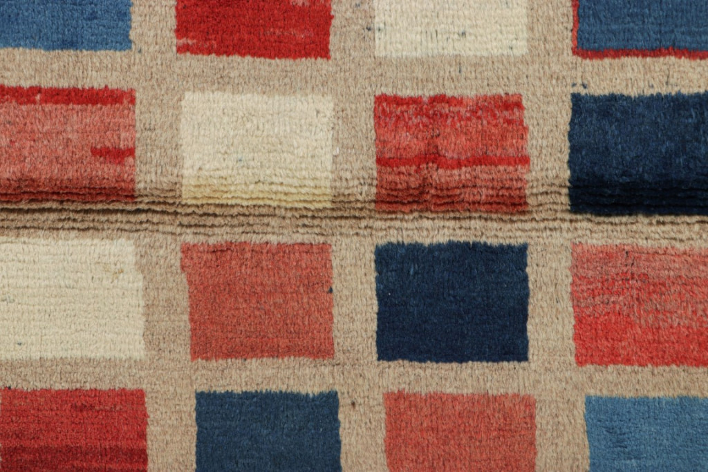 Vintage Gabbeh Geometric Rug
