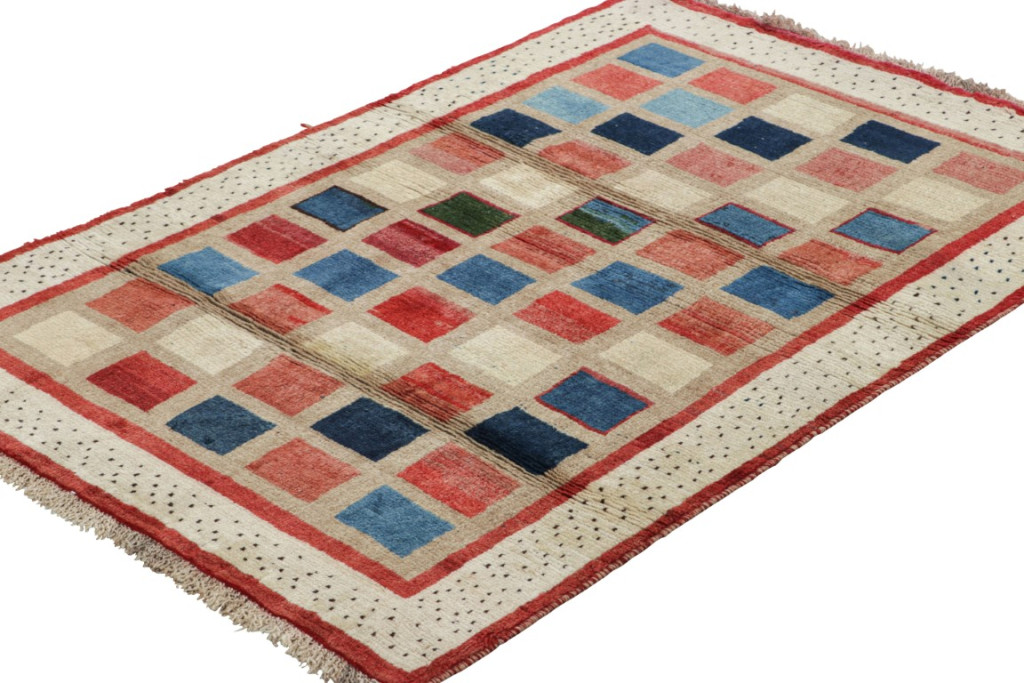 Vintage Gabbeh Geometric Rug